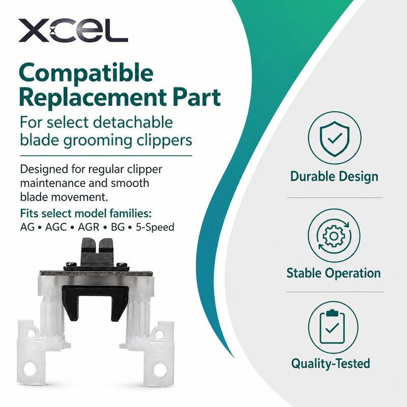 XCEL Replacement Blade Drive Lever Assembly, Compatible with Select Andis AGC, AGR, BG and 5-Speed Grooming Clippers