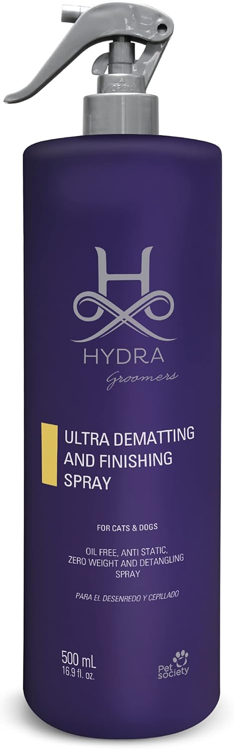 Ultra Dematting and Finishing Spray for Dogs & Cats - Perfect for Long Hair Pets
