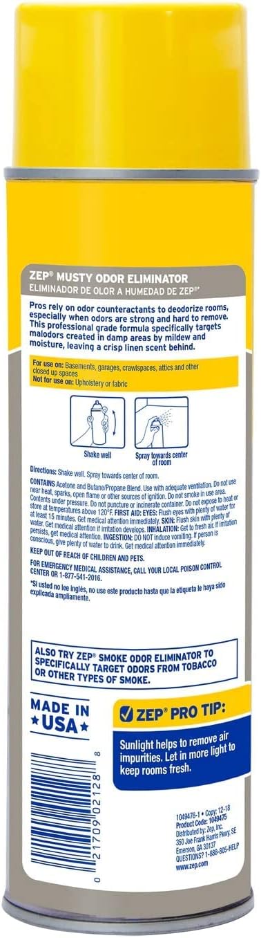 Zep Stainless Steel Cleaner - 14 oz Polish for Metal Surfaces | Protects Against Fingerprints & Water Spots