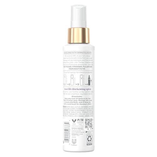 Dove Density Boost Root Lift Thickening Spray, 5 oz (Pack of 5)
