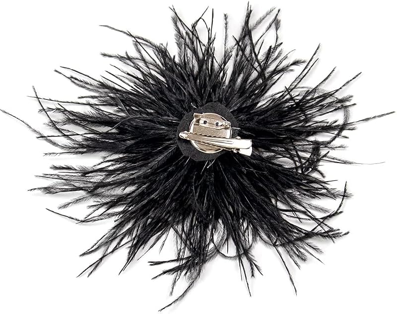 MVKZFE Pink Feather Brooch for Women Girls - Wedding & Party Decorations