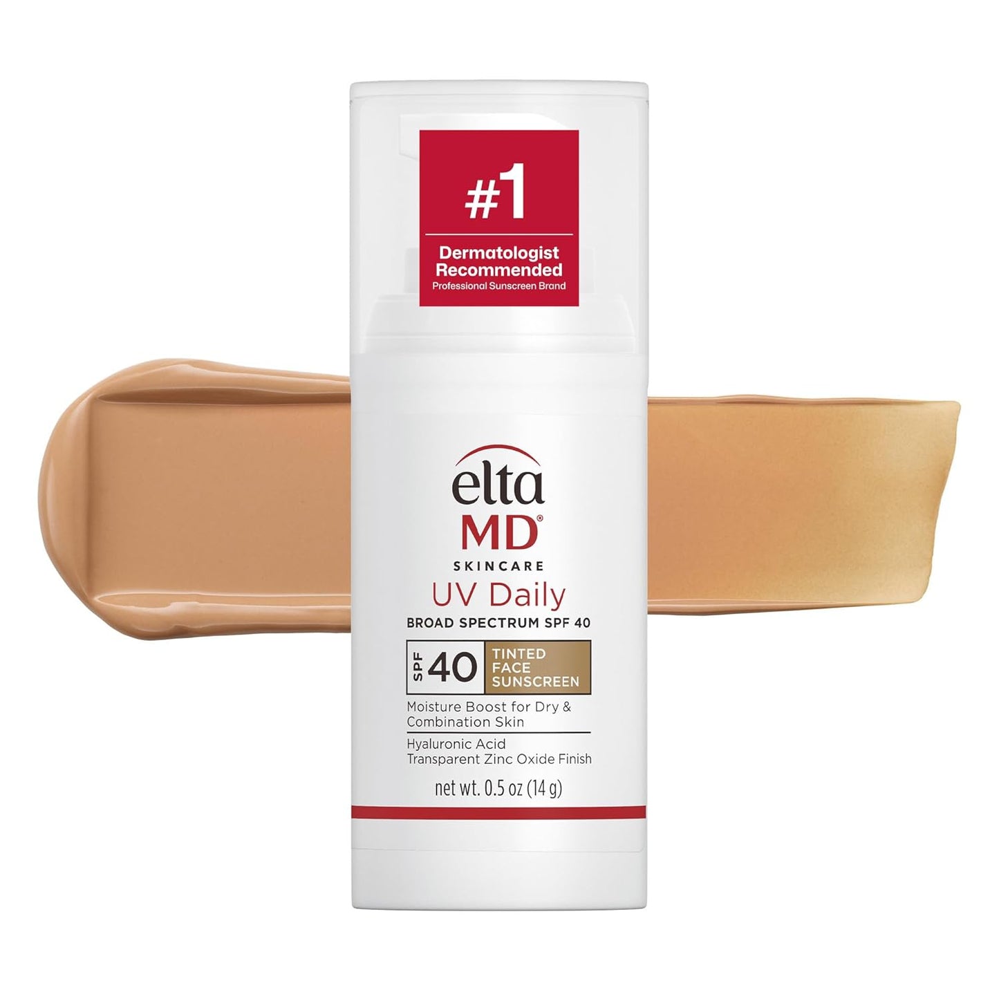 EltaMD UV Daily SPF 40 Face Sunscreen - Zinc Oxide Moisturizer for Dry Skin | Lightweight & Hydrating