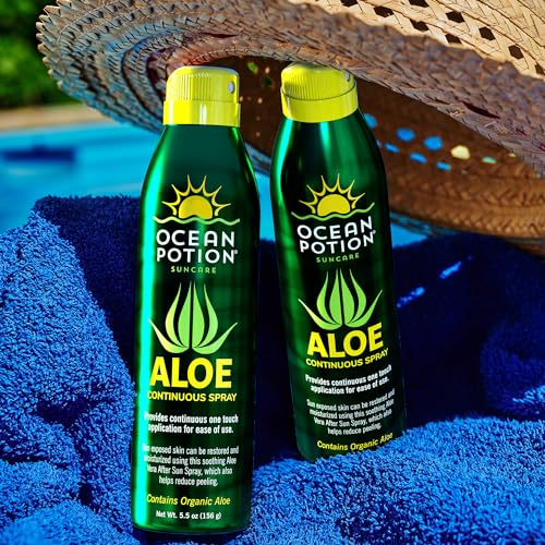Ocean Potion Aloe Vera After Sun Body Spray - Cooling & Hydrating 6 oz