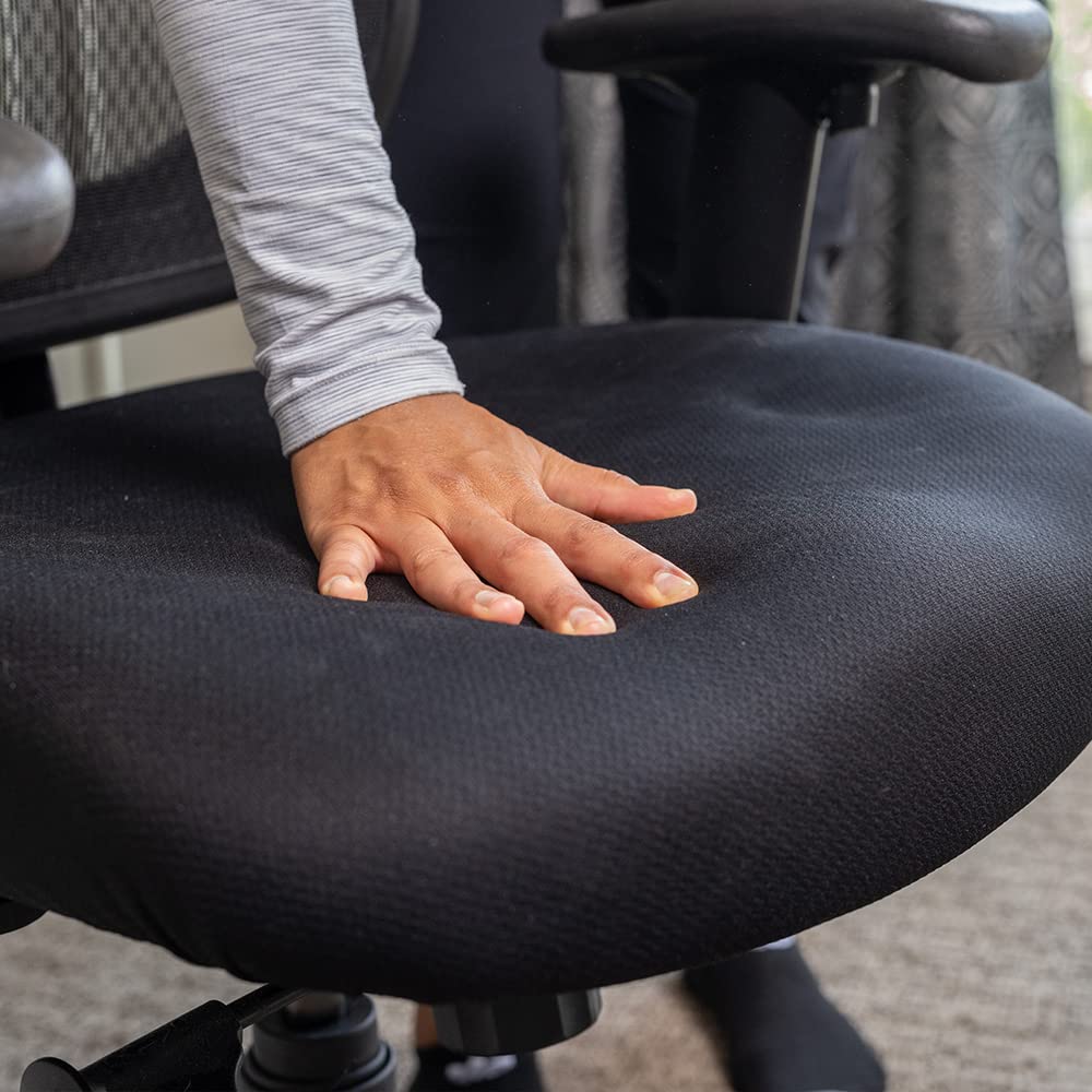 BodyMed Office Chair with Tempur-Pedic Foam – Ergonomic Office Chair – Adjustable Seat Height – Lumbar Support – Plush Memory Foam Office Chair