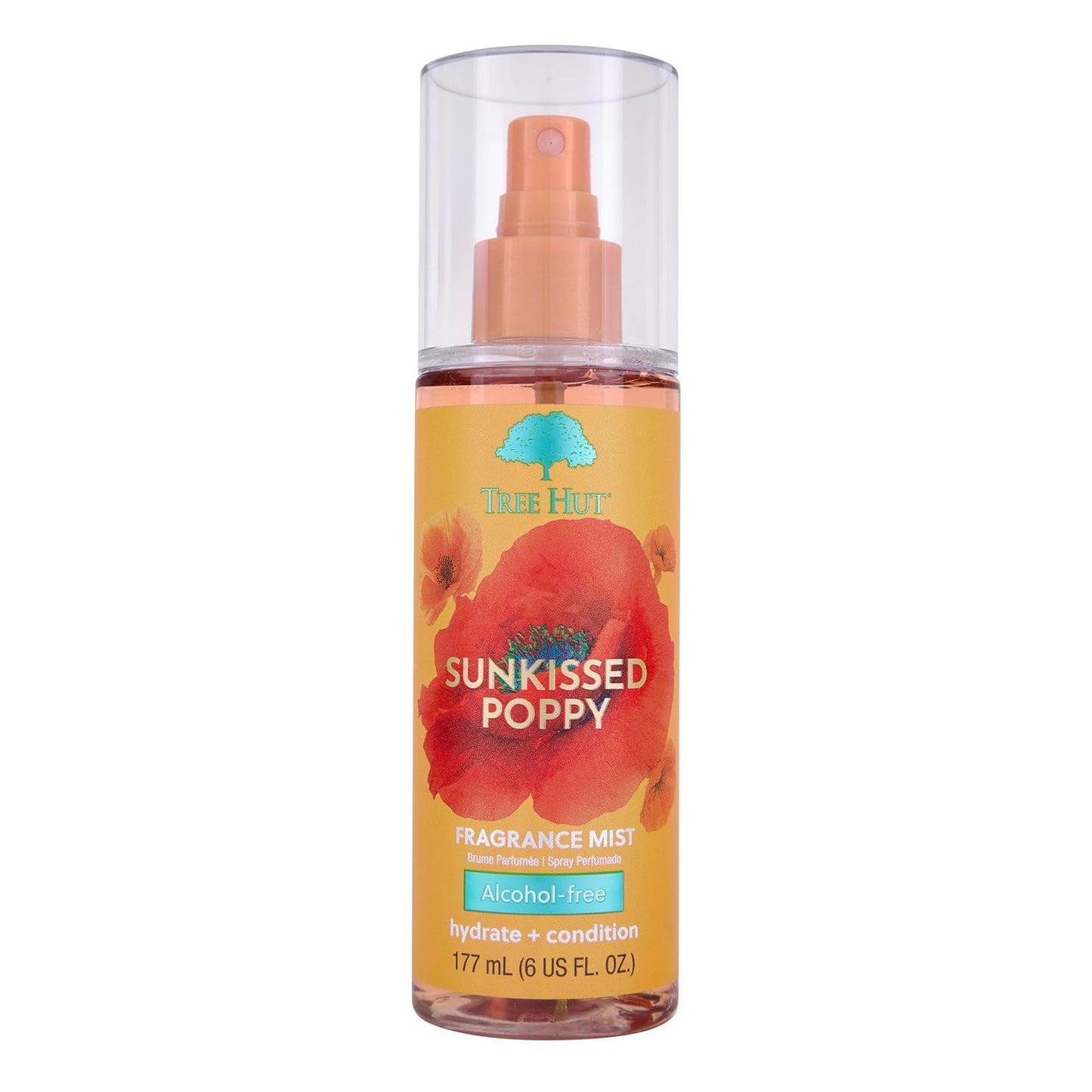 Tree Hut Vanilla Hair & Body Mist - Hydrating Alcohol-Free Spray with Vanilla, Sandalwood & Coconut | 6 Fl Oz