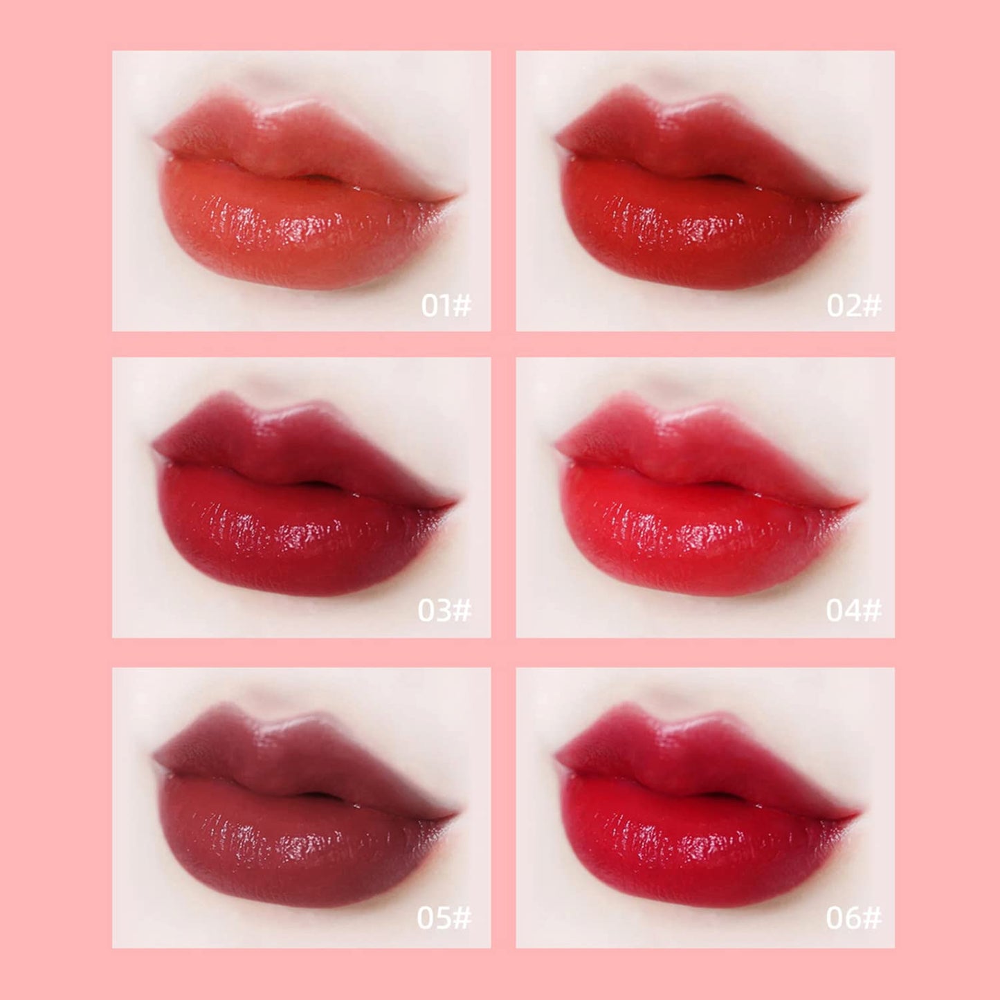 Eakroo 6 Colors Lip Tint Stain Mini Liquid Lipstick, Lip Stain Long Lasting Waterproof, Lip Stain, Korean Lip Tint, Lip Gloss, Cute Stuff, Korean Makeup, Lip Makeup, Non-Stick Cup, Vivid Color