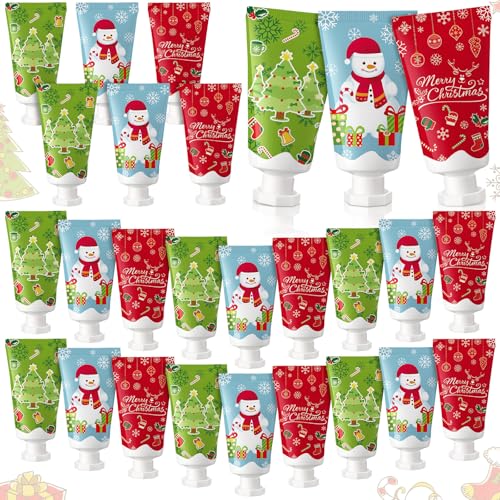 24-Piece Christmas Travel Size Body Lotion Gift Set - Milk Scented Moisturizer
