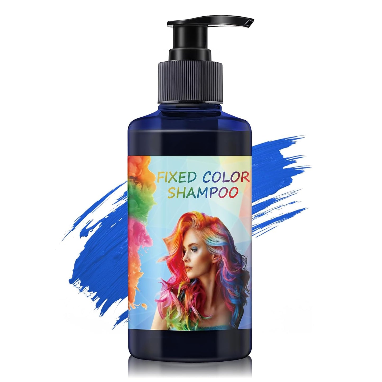 Color Depositing Conditioner - 3-in-1 Vegan Hair Dye for Gloss & Vibrancy | 10.14 Fl. Oz - Blue