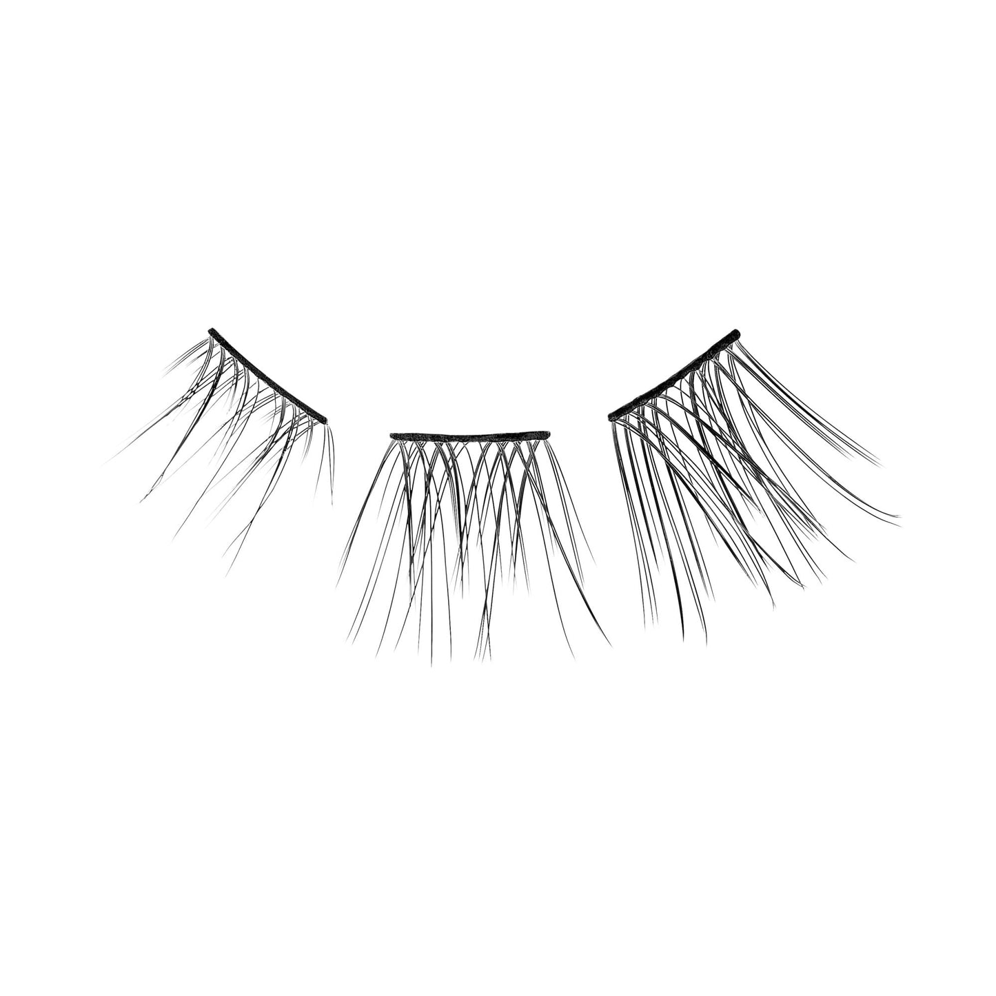 KISS FALSCARA False Eyelashes WISPS Multipack, Accent, DIY, Ultra Glam, Invisible, Rewearable 3x, Buildable & Customizable, Easy To Apply, Split Lash Tip | 24 Wisps