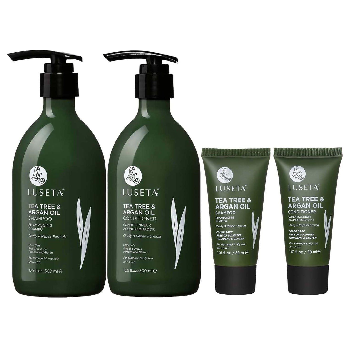 Bond Repair Shampoo & Conditioner Set for Chemically Damaged Hair - Deep Moisture & Shine | 2x16.9 oz