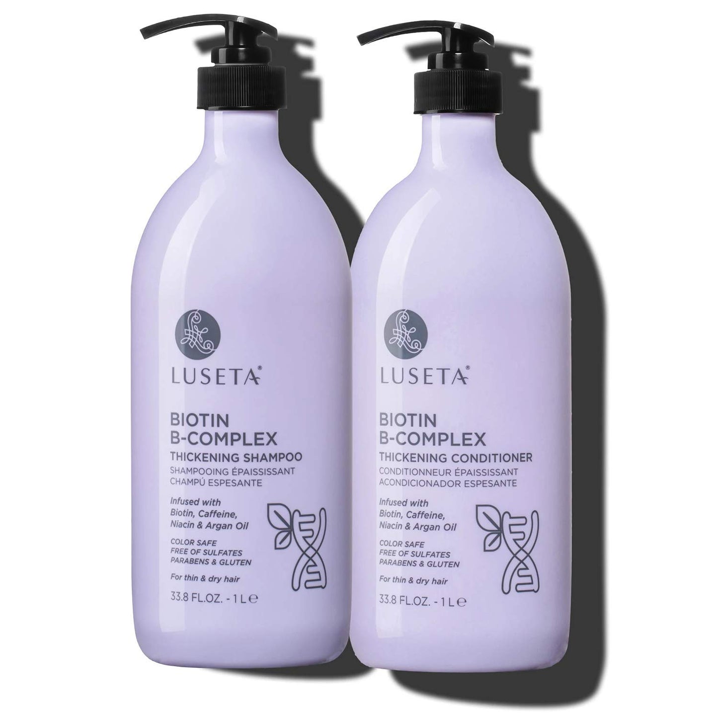 Bond Repair Shampoo & Conditioner Set for Chemically Damaged Hair - Deep Moisture & Shine | 2x16.9 oz