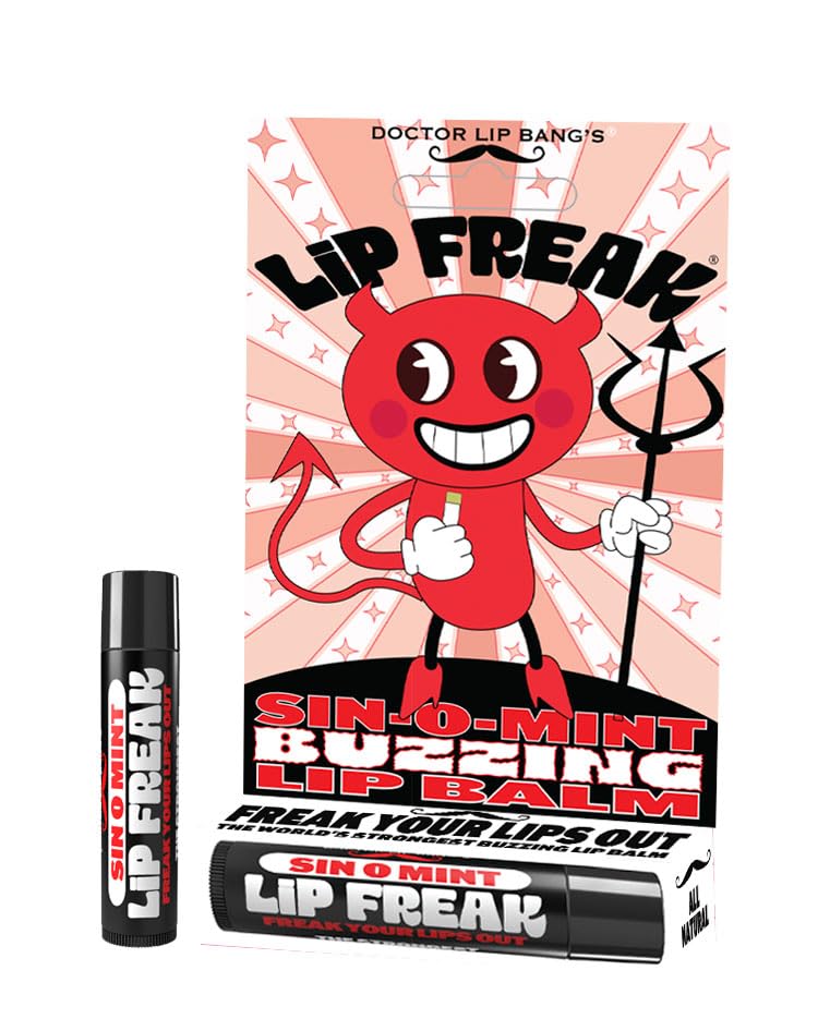 Doctor Lip Bang's BUZZING Lip Balm - All Natural Sin-O-Mint 2 Pack