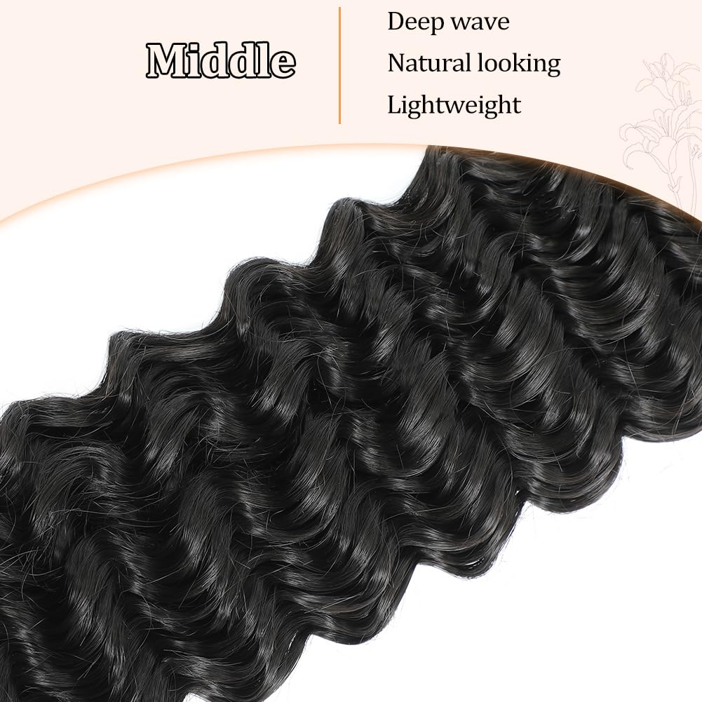 Ajsowju Feather Crochet Hair for Black Women, 18 Inch 100 Strands, 4#
