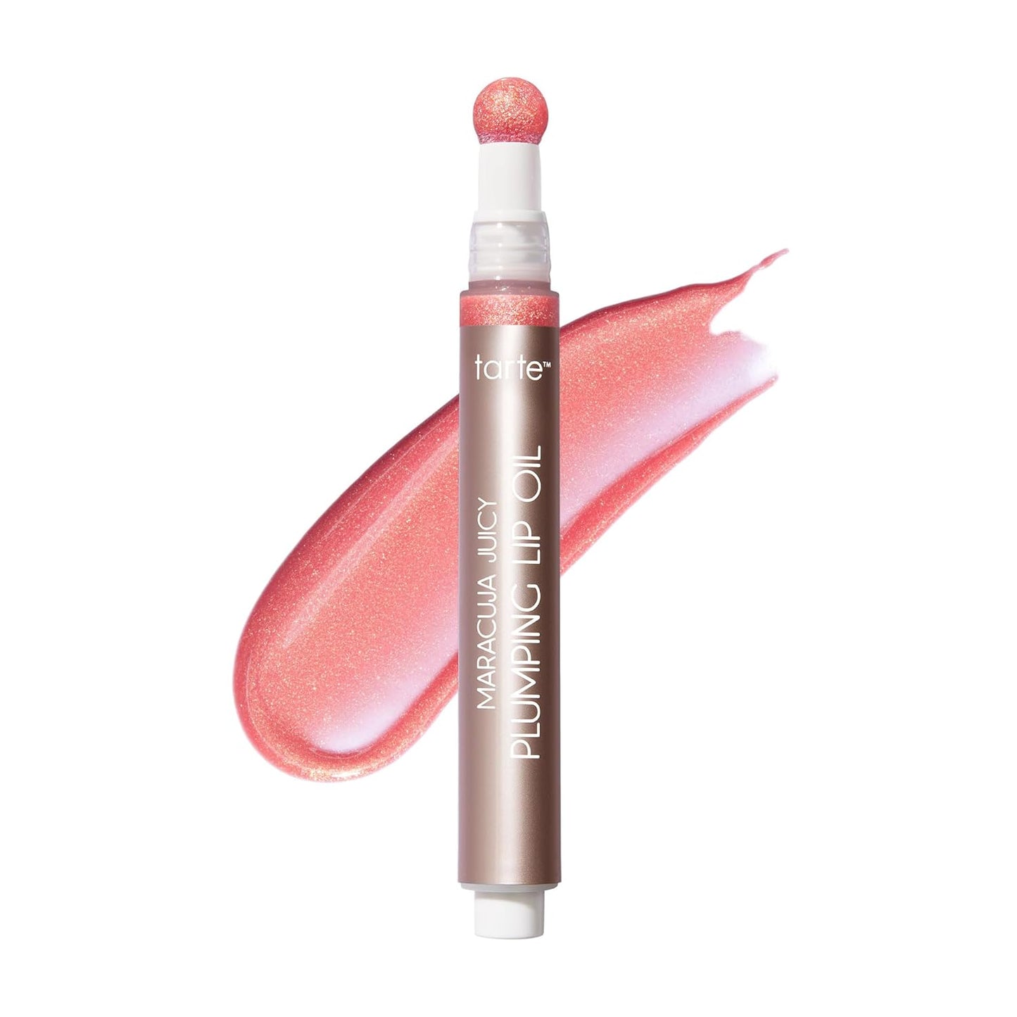 Tarte Maracuja Juicy Plumping Lip Oil - Hydrating Lip Plumper with Hyaluronic Acid & Vitamin E | Vegan & Cruelty-Free