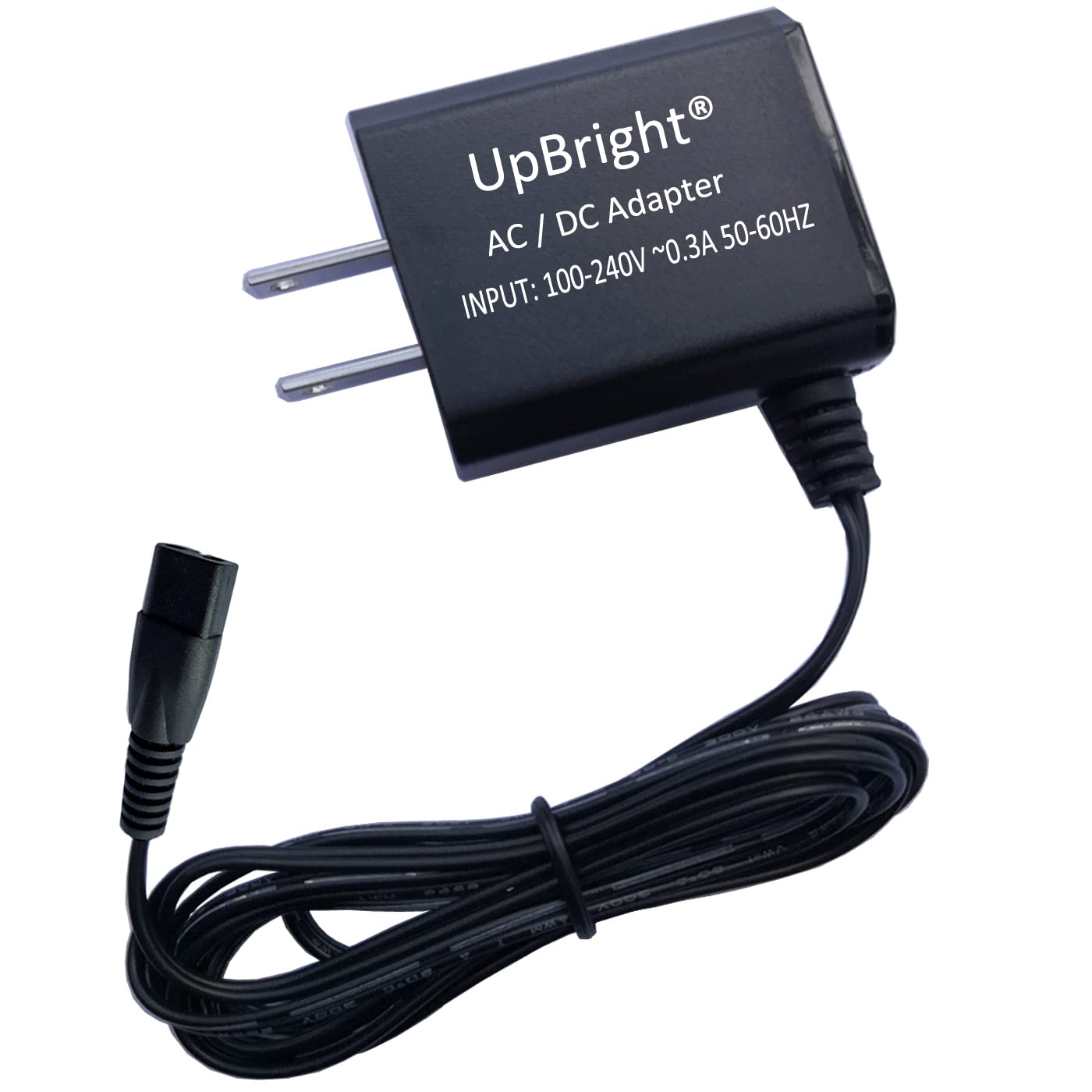 UpBright 2-Prong AC DC Adapter Compatible with RED by KISS Model CT11 CT12 CT13 Batch NO. GV41V00 Precision Blade Rechargeable Cordless Hair Trimmer Redbykiss Power Supply Cord Cable Battery Charger