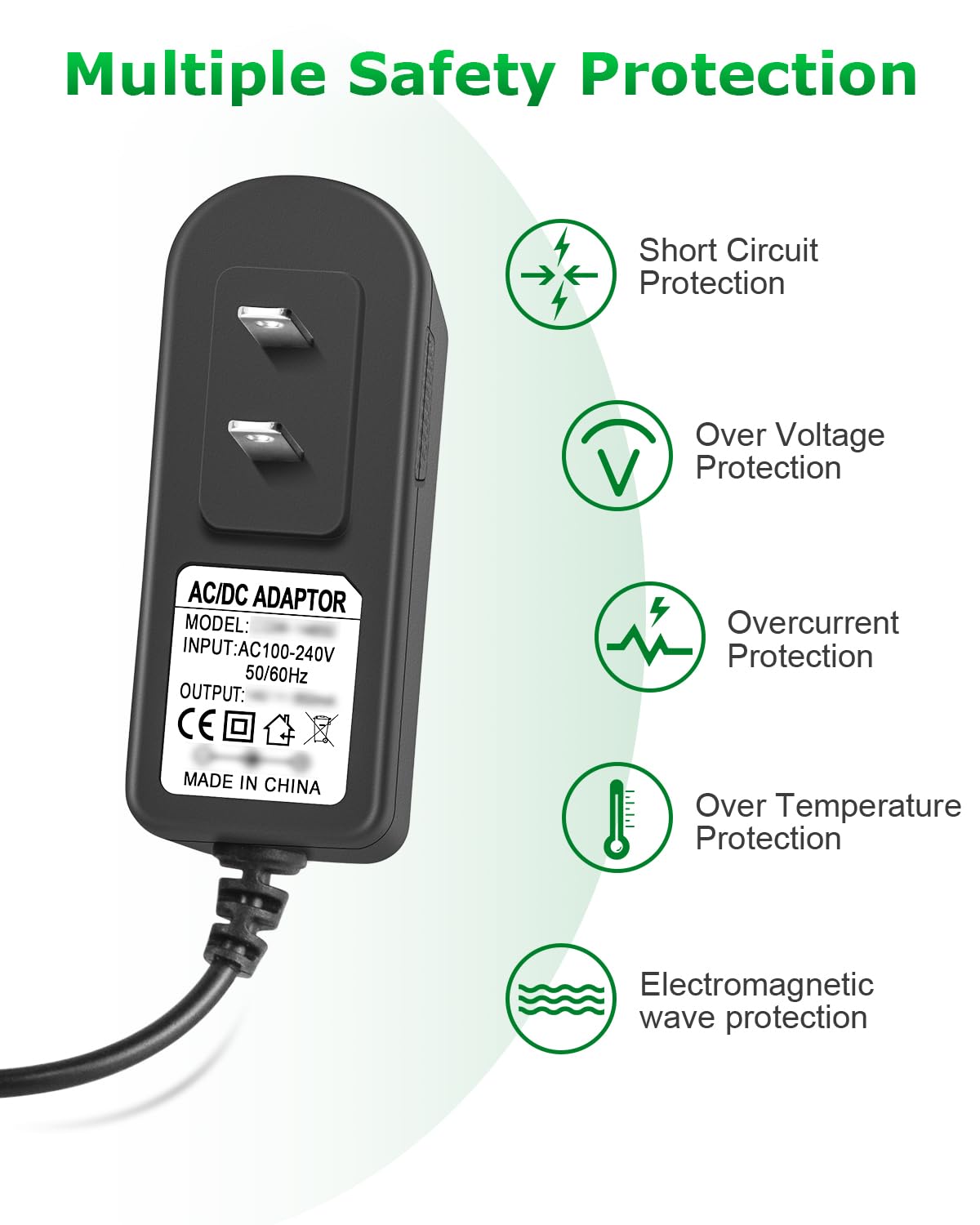 Arkare Charger for Halo Bolt 57720 AC Adapter 14V Replacement Charger for Halo Bolt 58830 44400 1201 Air Compact ACDC Wireless Car Jump Starter Power Cord 58830 Charging Cord