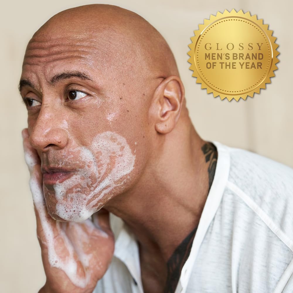 PAPATUI Hydrating Men's Face Cleanser - Niacinamide & Hyaluronic Acid | Unscented | 8 oz