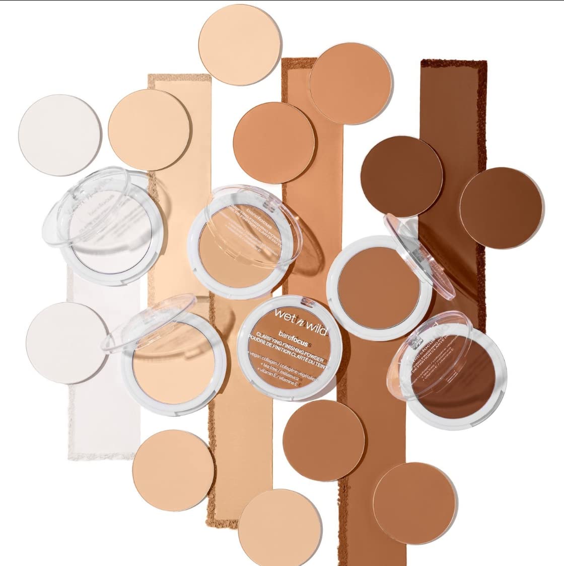 Bare Focus Clarifying Finishing Powder - Matte Pressed Setting Powder | Fair-Light Shade