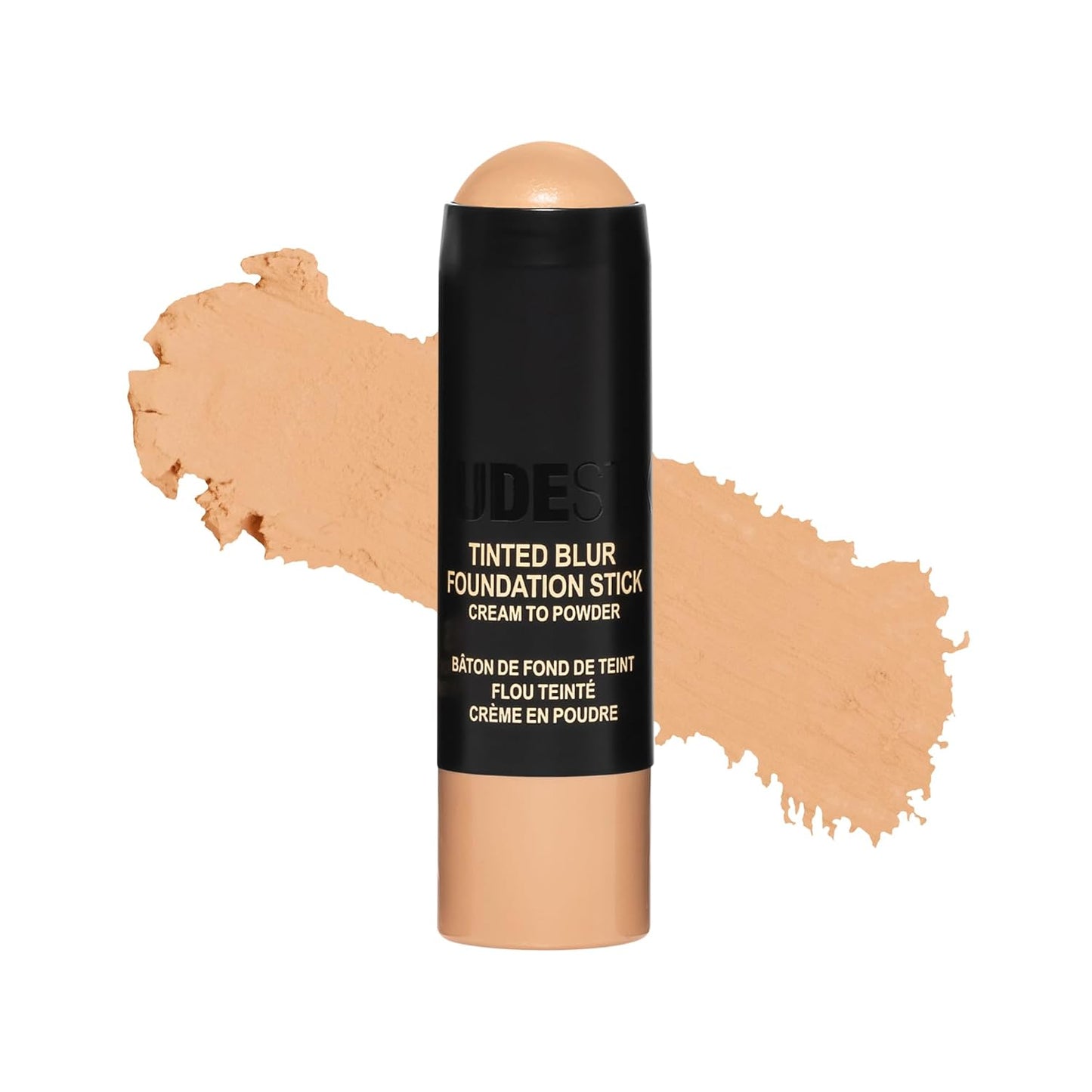 Nudestix Tinted Blur Foundation Stick - Cream-to-Powder Lightweight Makeup for Pores & Blemishes | Natural-Matte Finish