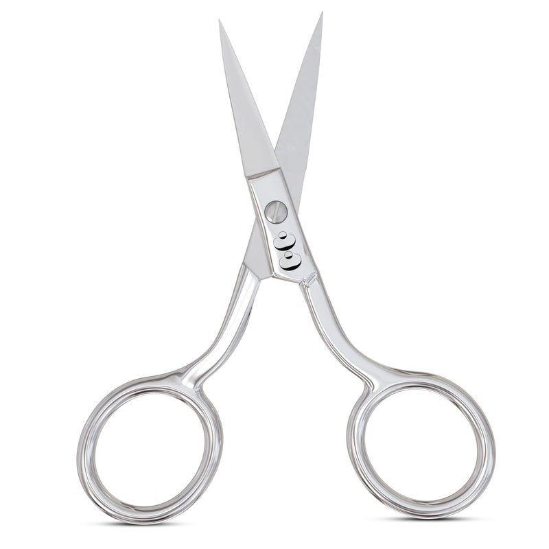Professional Grooming Scissors for Personal Care Facial Hair Removal and Ear Nose Eyebrow Trimming Stainless Steel Fine Straight Tip Scissors