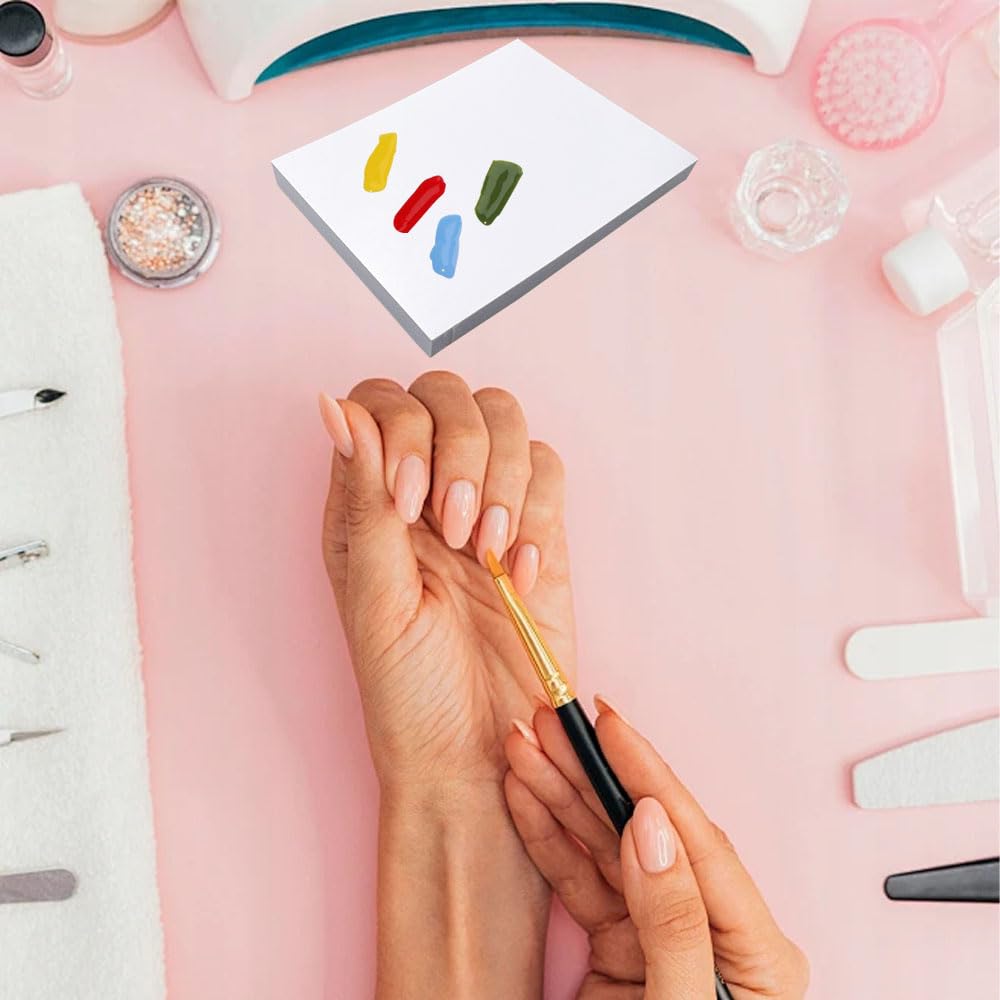 Disposable Nail Art Palette Paper - 150 Sheets Waterproof Makeup Mixing Tool for Manicure & DIY Projects