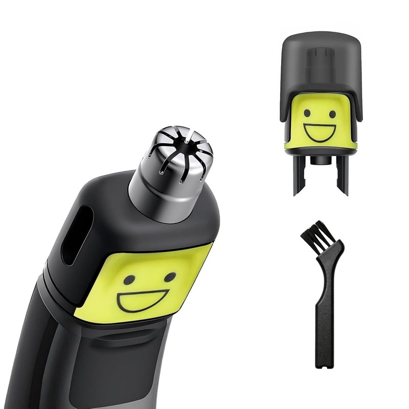 1Pack Nose Hair Trimmer Replacement Head Compatible with Single Blade Handles QP Series, Beard Trimmer for Men Replacement Heads with Case, 360° Rotary Cutter, Waterproof.
