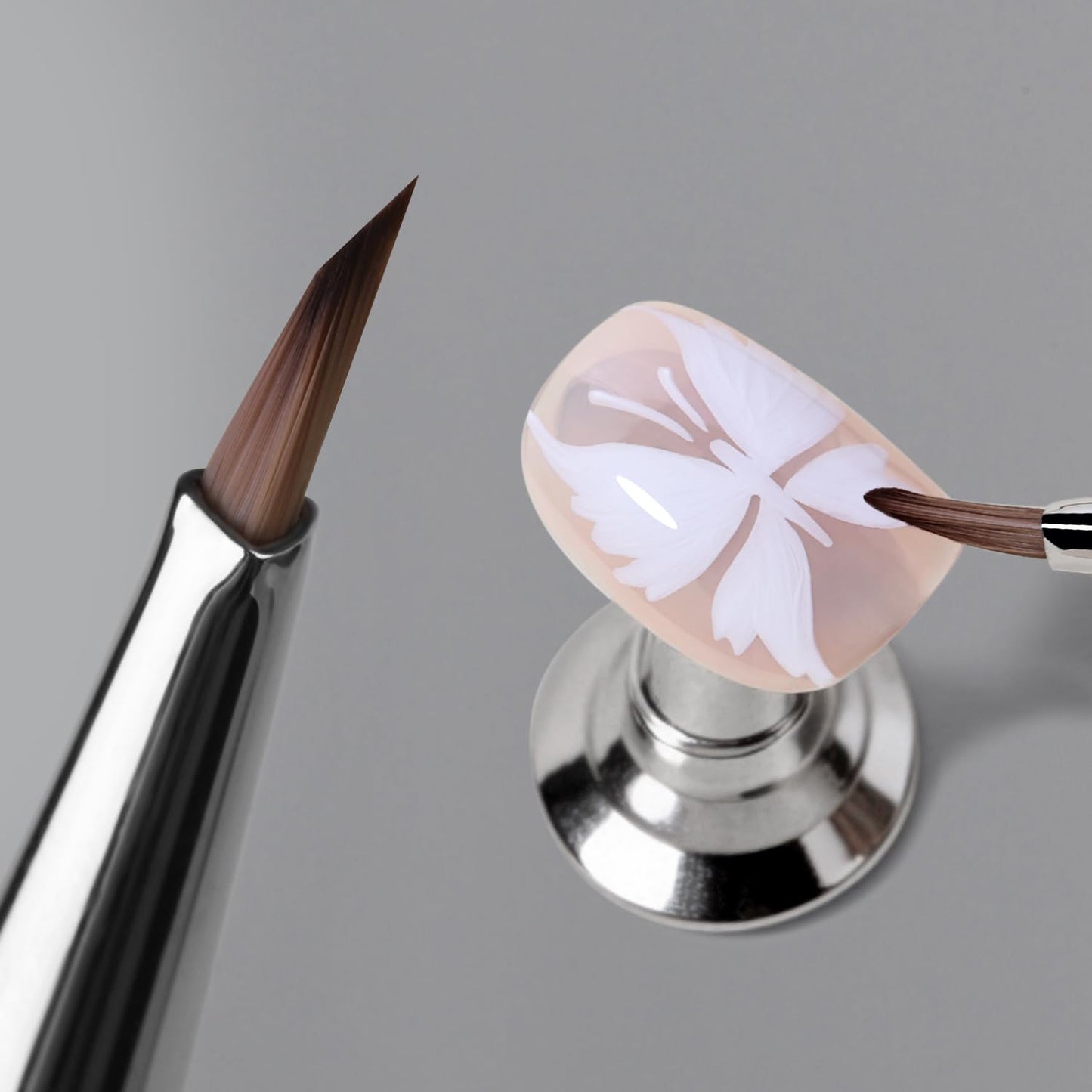 EliteAlly Nail Art Brushes - 12mm Slim Liner Brush for Professional Nail Art Design | Perfect for Manicure Painting