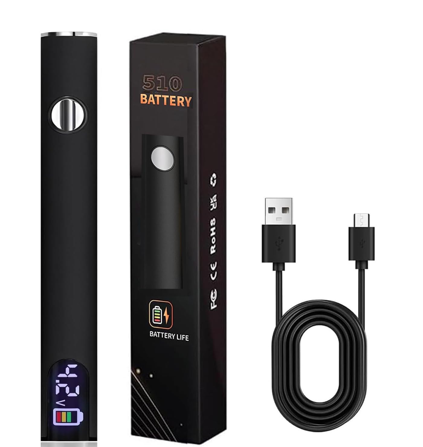 Soldering Pen Battery, 650mAh Soldering Iron Kit with LED Digital Display,USB Rechargeable Adjustable Temperature for Home&Electronics Appliance Repair