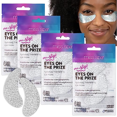 MISS SPA Under Eye Patches - Hydrating Masks for Dark Circles & Puffiness (4 Pack)