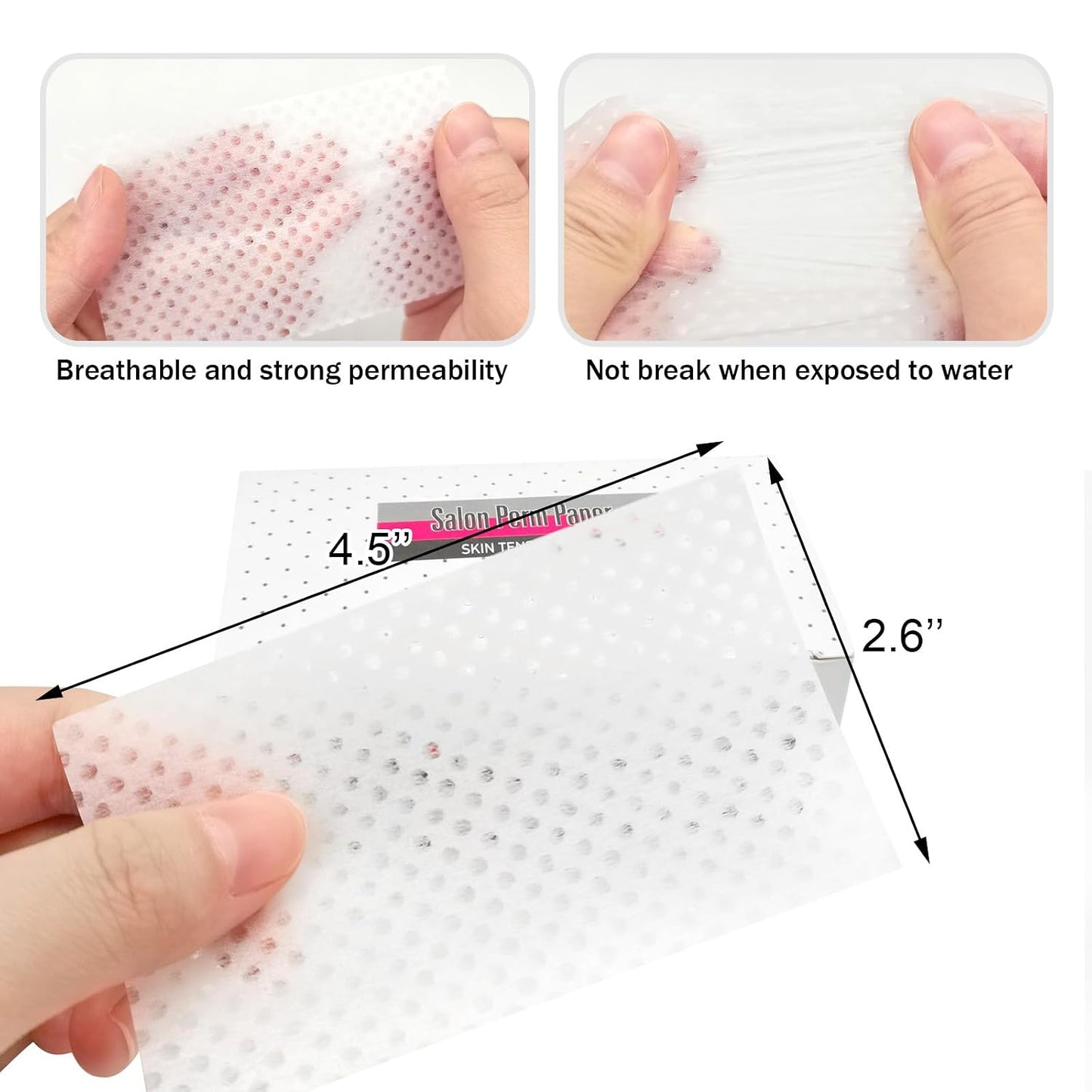 Breathable Hair Perm Paper - 1000 Sheets Ultra-Thin Mesh | High Toughness for Professional Stylists