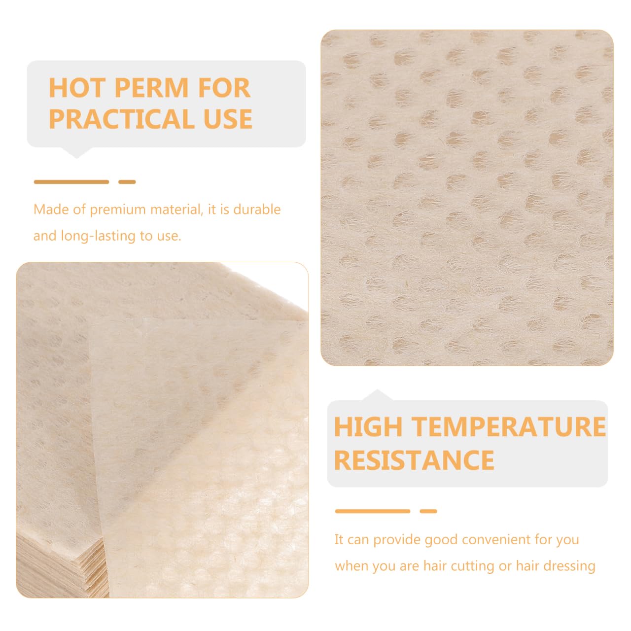 Hair Perm Paper - 200 Pcs Disposable End Papers for Salon & Home Use | Strong Water Absorption 4.33x2.36 In