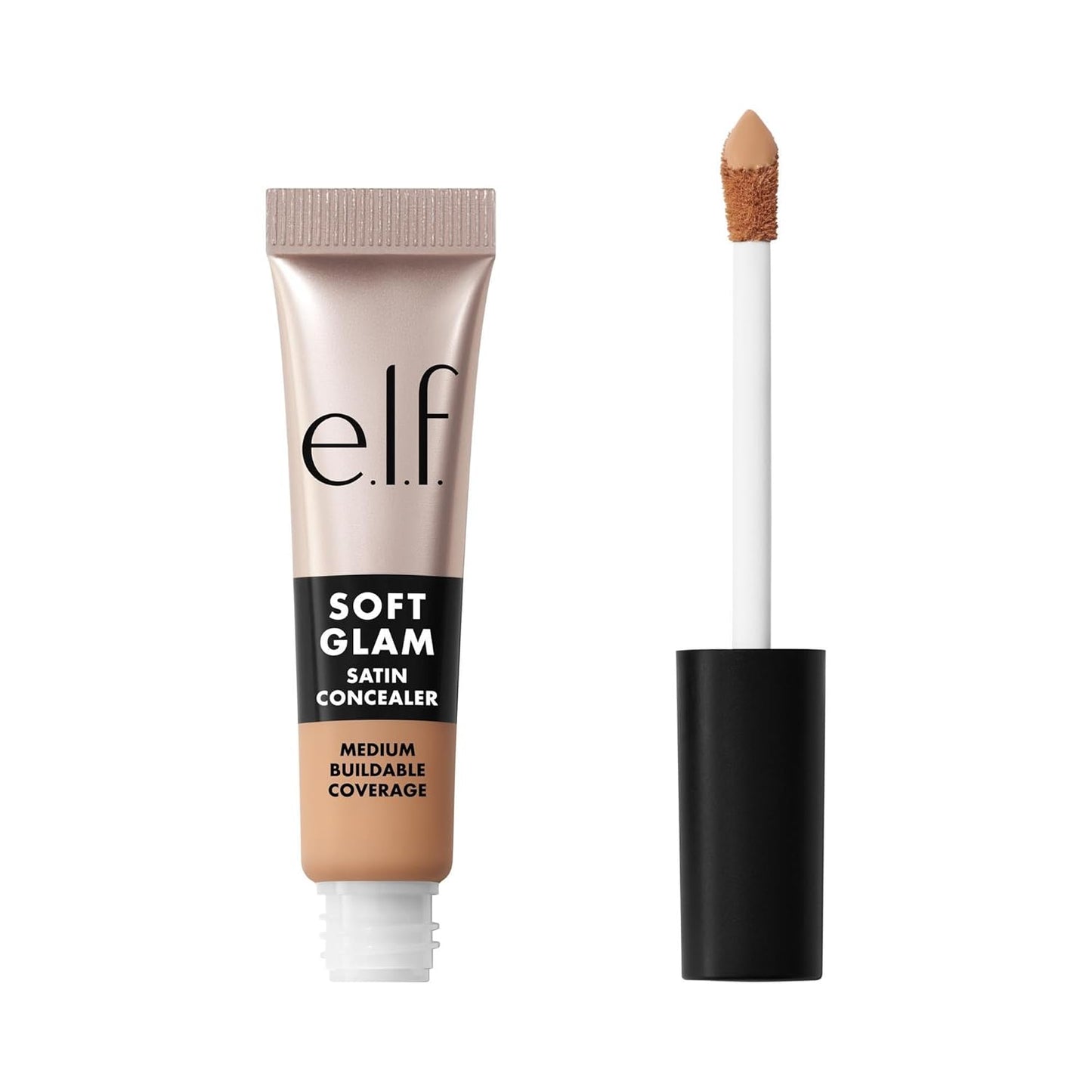 e.l.f. Soft Glam Satin Concealer - Medium Coverage, Crease-Resistant, Long-Lasting | 13 Fair Neutral