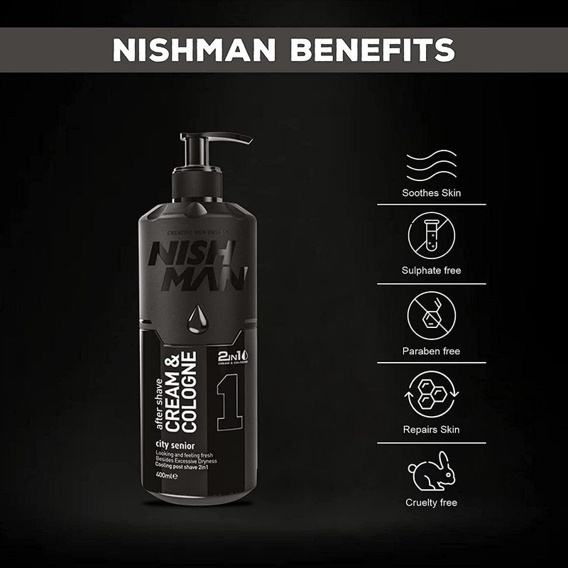 Nishman Cream & Cologne 2In1 New City Senior 01 400 ml