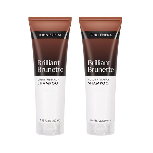 Brilliant Brunette Color Vibrancy Shampoo - Nourishing Formula for Rich Color | 8.45 Fl Oz, Pack of 2