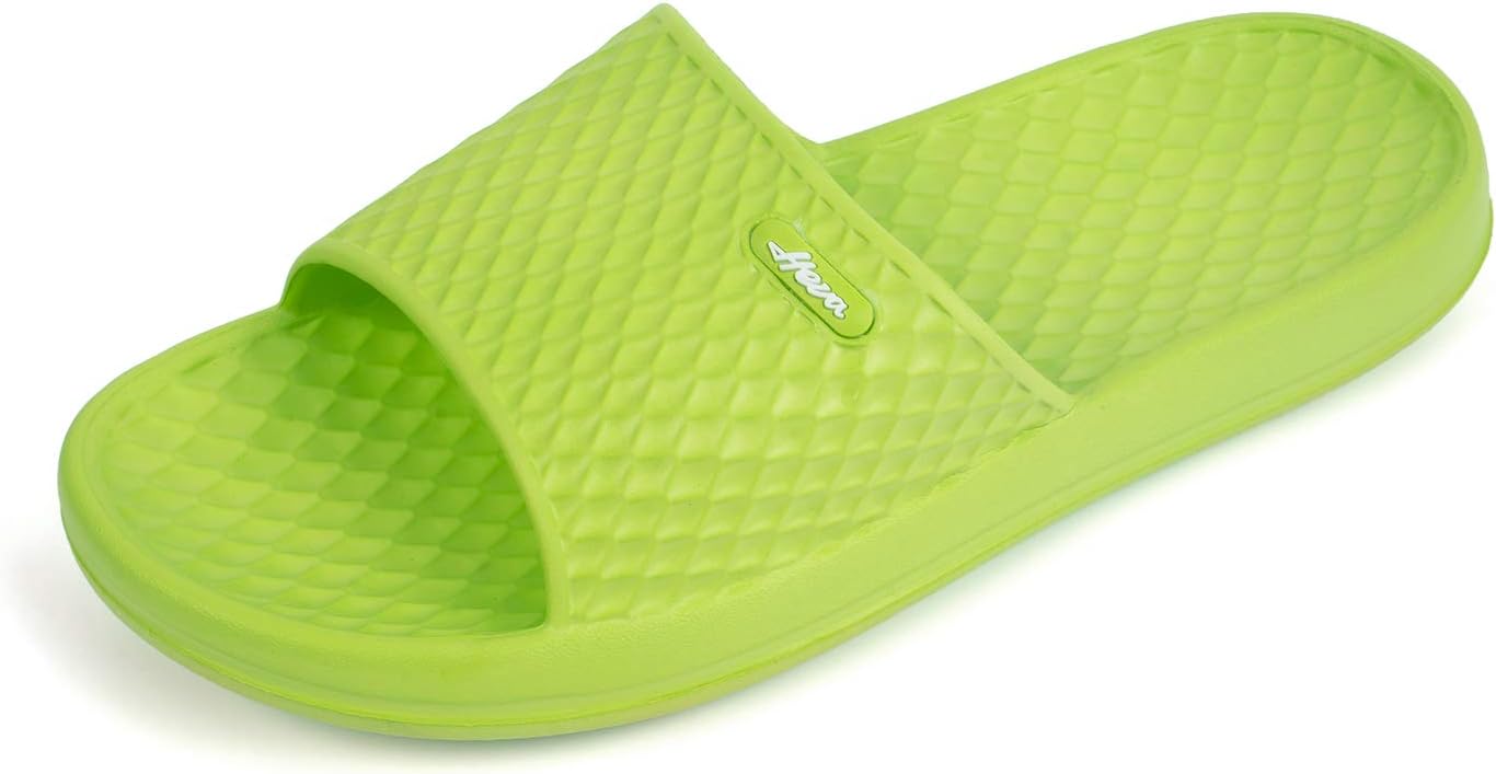 FunkyMonkey Women's Non-Slip Shower Slippers - Indoor & Beach Sandals | Comfortable & Stylish