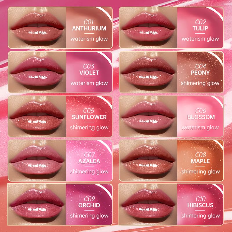 Catkin Glossy Lip Balm C08 Maple Shimmer Ultra Hydrating Lip Tint & Plumper