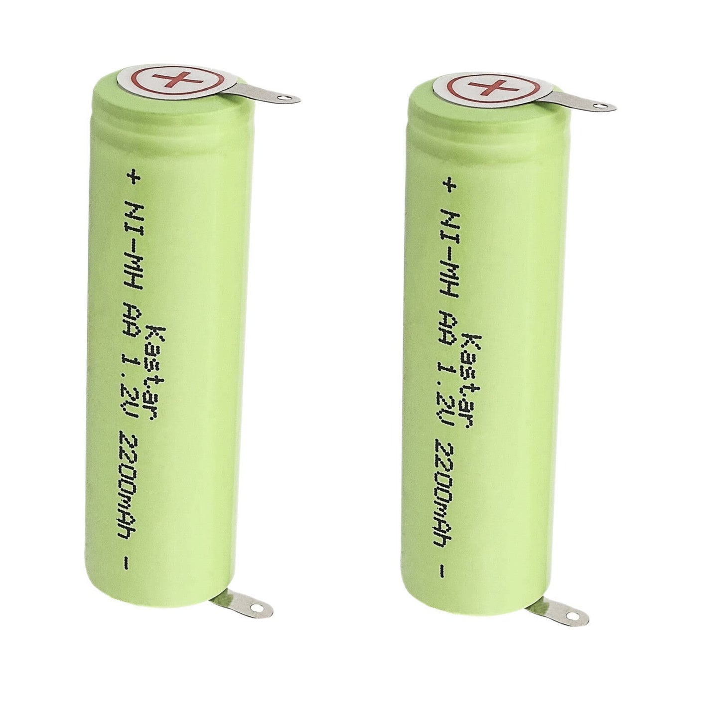 Kastar 2-Pack 1.2V 2200MAh Ni-MH Battery Compatible with Braun 7540 7570 7630 7680 7690 7765 7785 7795 Micron Vario 3 XP 5615 Dantona RAZOR-17 RAZOR-19 Exell Battery EBR-17 EBR-19 Omega CL511