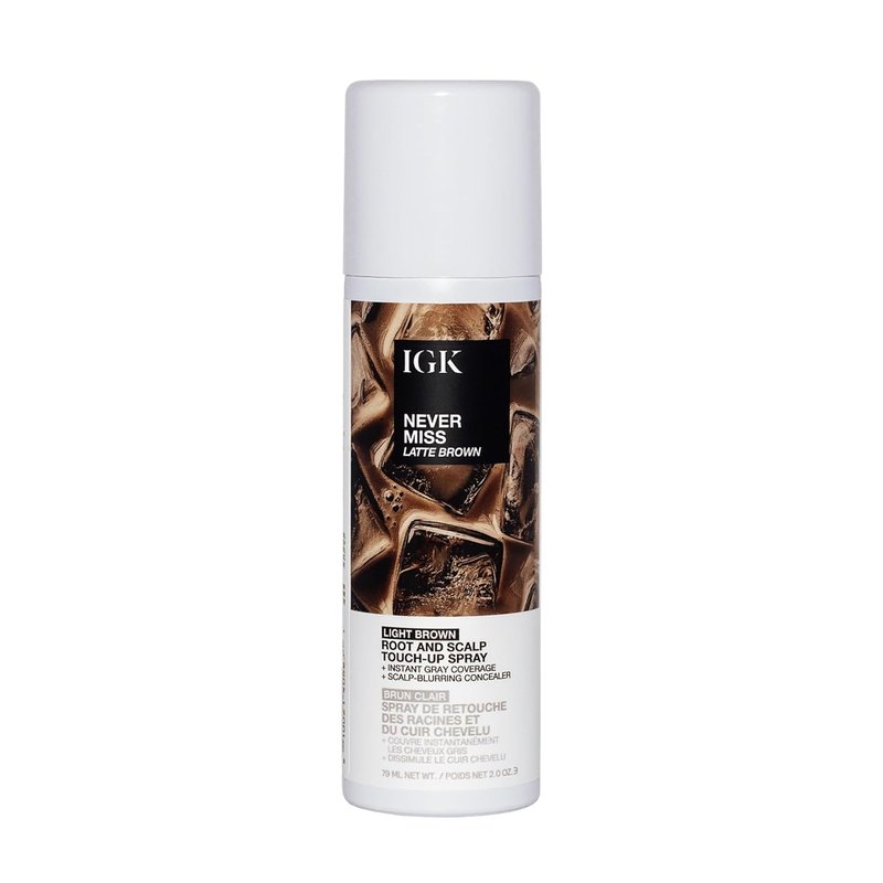 Root & Scalp Touch-Up Spray - Light Brown Temporary Gray Concealer | Waterproof & Sweat-Resistant with Biotin & Rosemary | 2oz