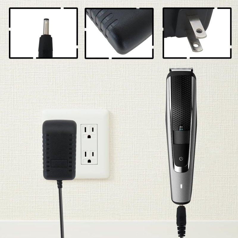 Homesweet 5V Trimmer Charger Fit for Remington PG200, PG250, PG225, PG300, PG350, PG360, PG400, PG520, PG525, PG6025, PG6135, PG6137, PG6145, PG6155, PG6060, PG6015, PG6020, MB2500