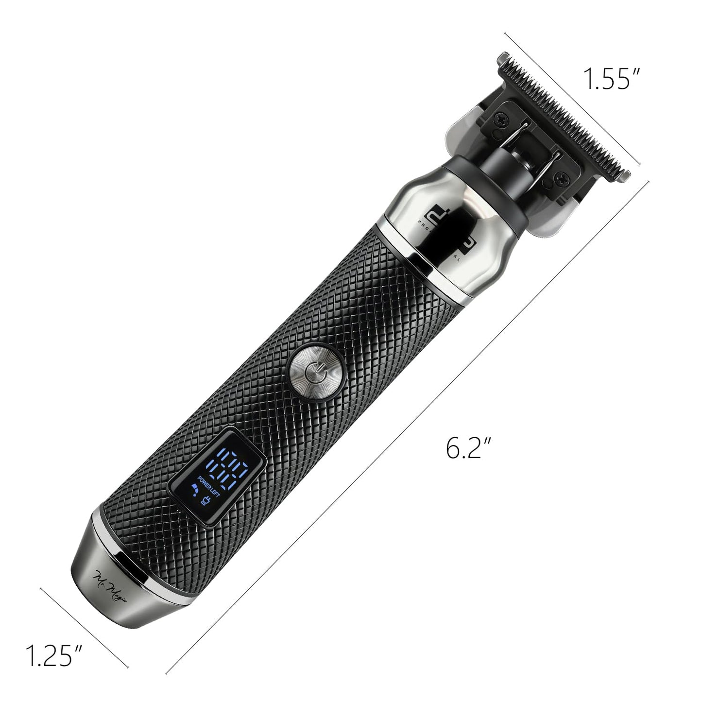 DSP Zero-Gap T-Blade Trimmer for Men, Cordless Rechargeable Edger