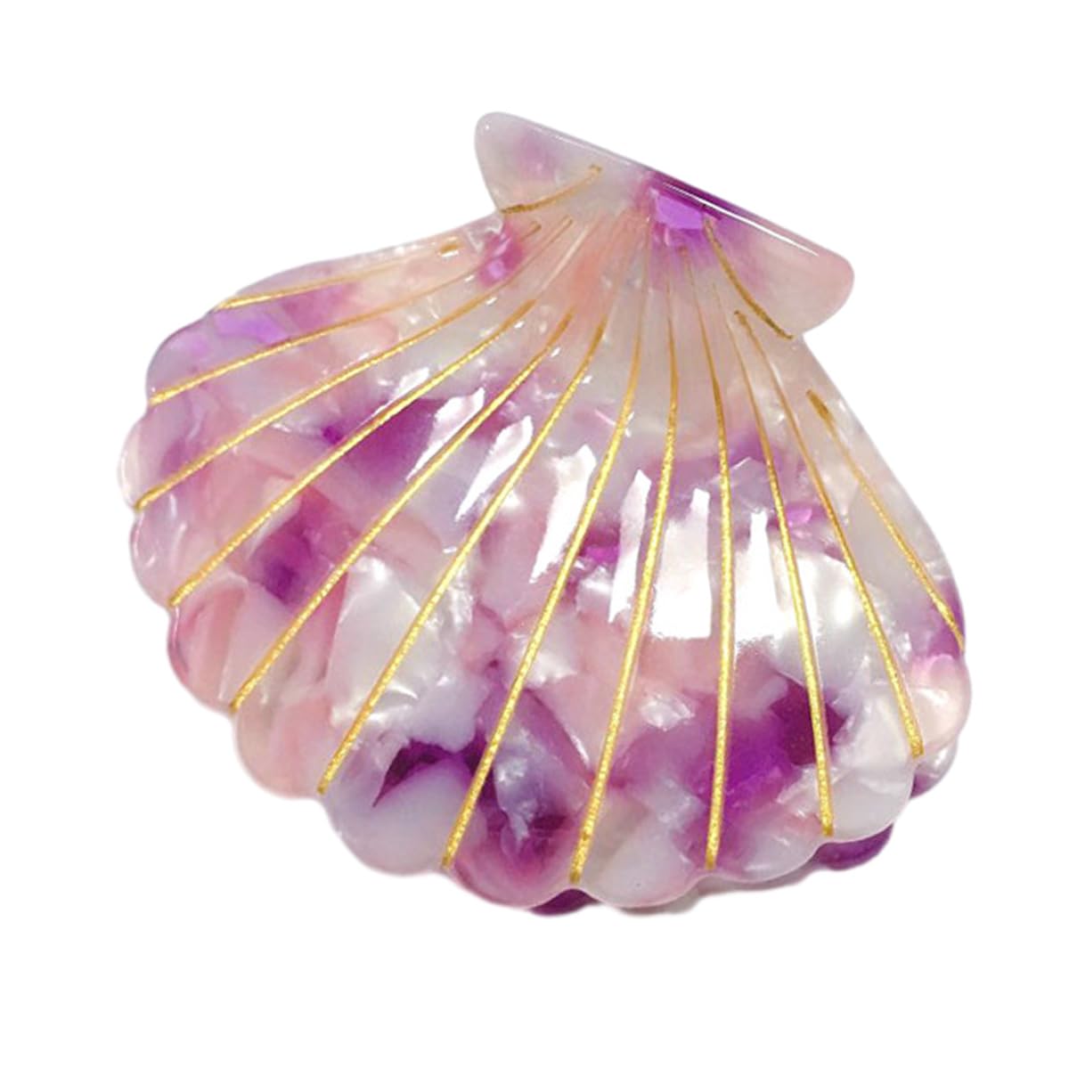 Shell Claw Clip - Acetate Hair Clips for Women | Small Blue Hair Accessory