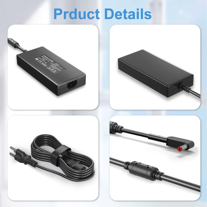330w Laptop Charger Compatible with Acer Predator Helios 18 16 15 PH18-71 PHN16-71 PH16-71 PH3D15 Acer Nitro 17 16 15 AN17-51 AN17-41 AN16-41 AN515 A20-330P1A PH315-53 54 55 PH317-55 Power Adapter