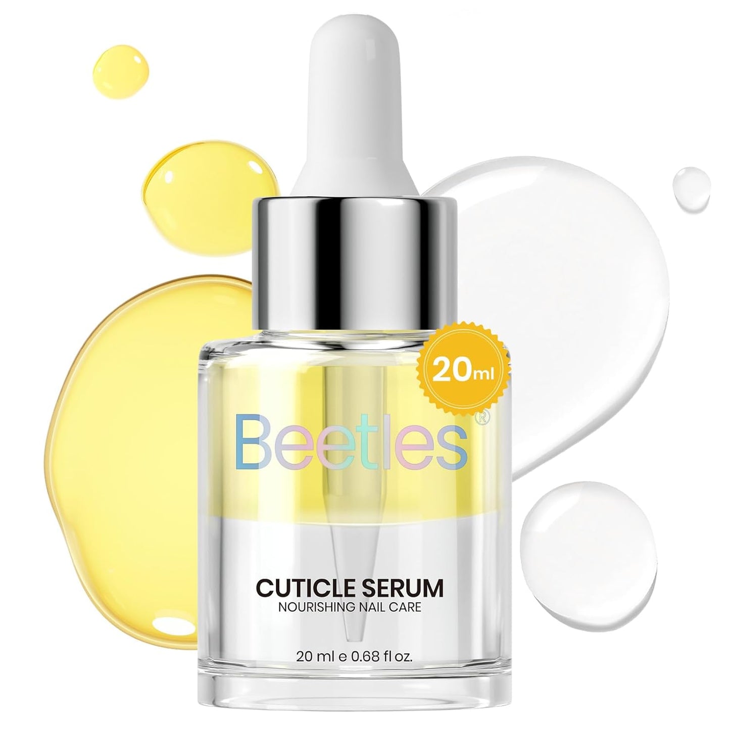 Beetles Nail Primer - 20ml Hema-Free Dehydrator & Acid-Free Bond for Gel Polish | Perfect for Acrylic & UV Gel Applications