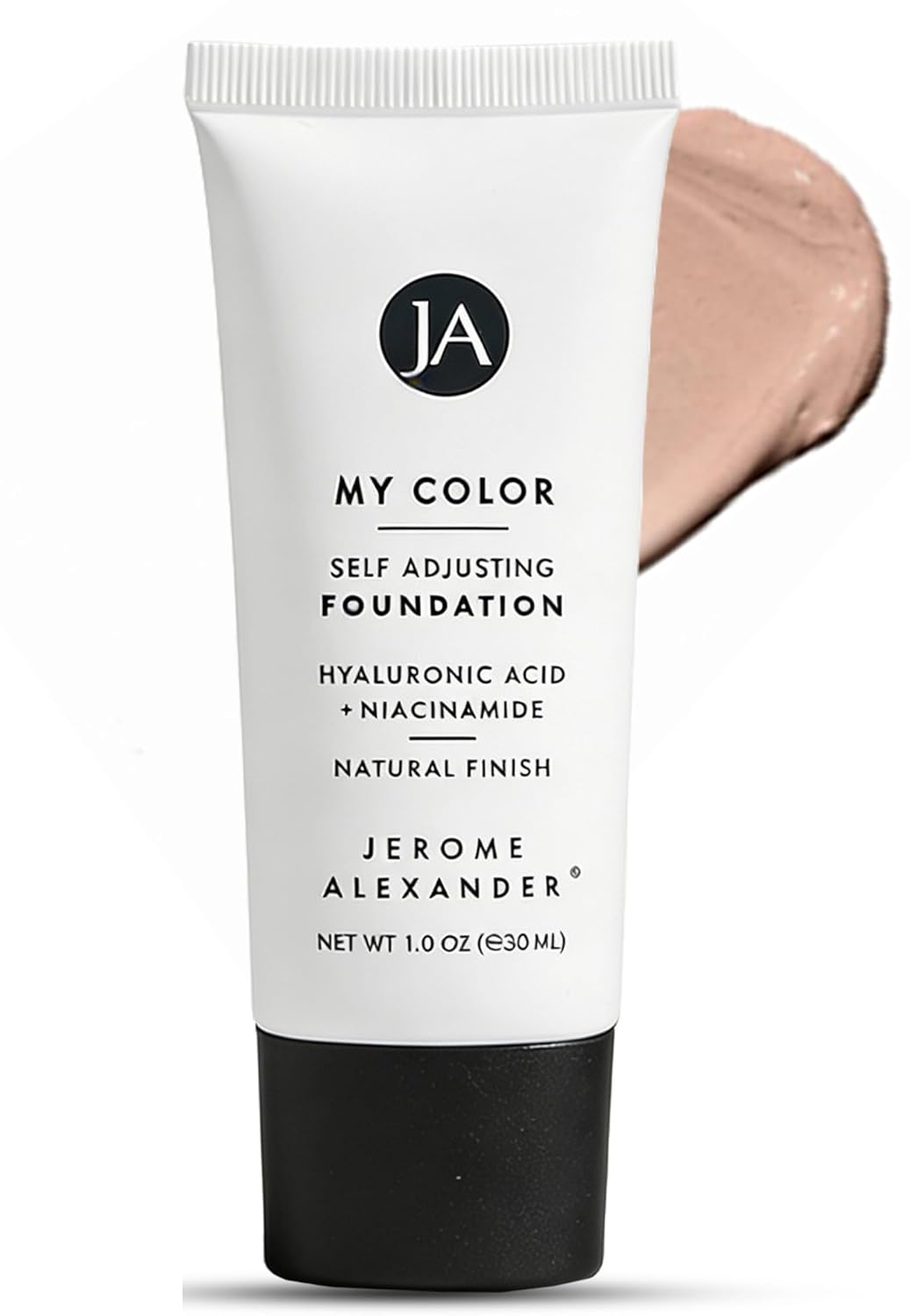 Jerome Alexander My Color Self-Adjusting Foundation - Hydrating Lightweight Face Makeup with Skincare | Light, 1 oz