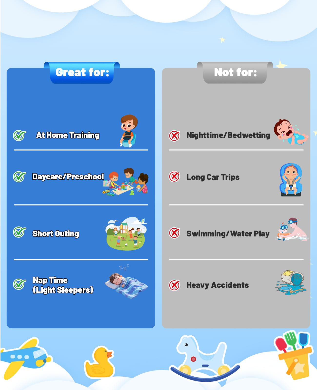 MooMoo Baby Training Underwear 10 Packs Absorbent Toddler Potty Training Pants for Boys and Girls Cotton 4T