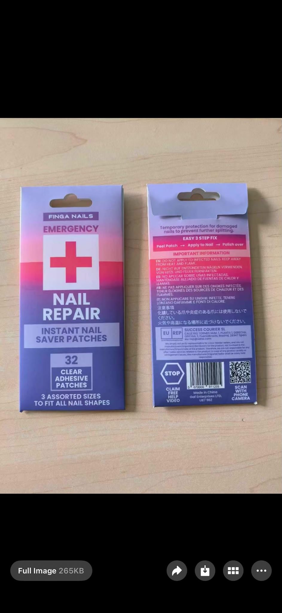 Nail Repair Patches - Clear Self-Adhesive Broken Nail Patches for Broken Fingernails - Split Fingernail Repair Sheet Instant Protection for Chips and Splits - 32 Pre-Shaped Tabs Manicure Saver Kit