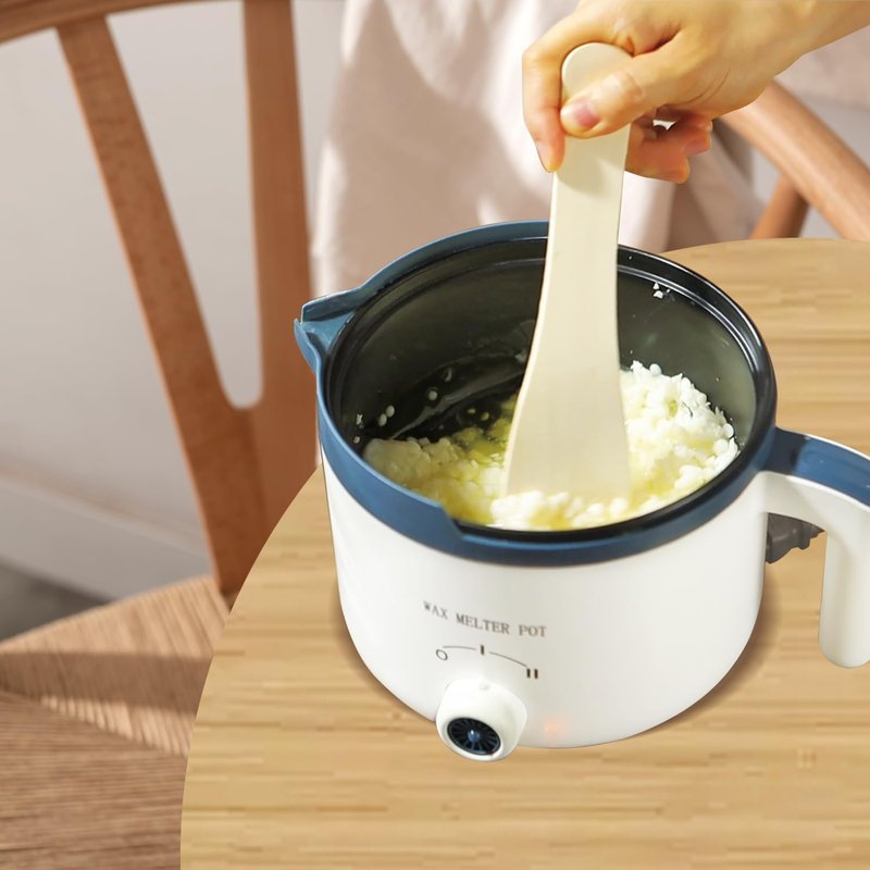 Electric Wax Melter for Candle Making with Pouring Spout, Non-Stick Small Candle Making Pouring Pot, Candle Melting Pot