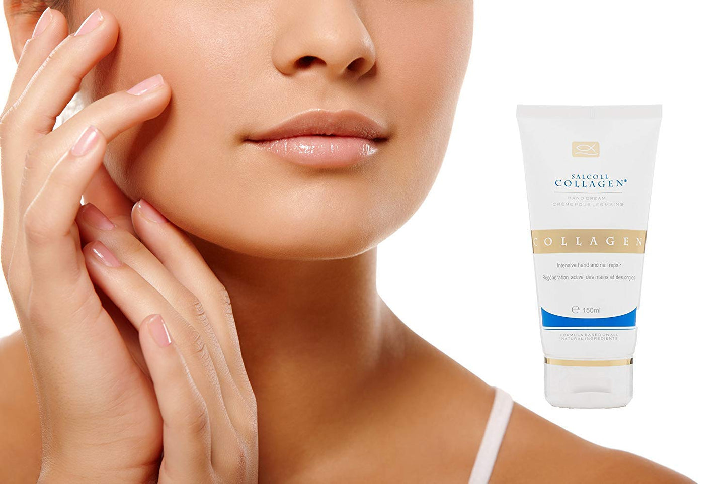 Bioactive Anti-Aging Collagen Hand Cream - Hypoallergenic Moisturizer for All Skin Types | 150 ml