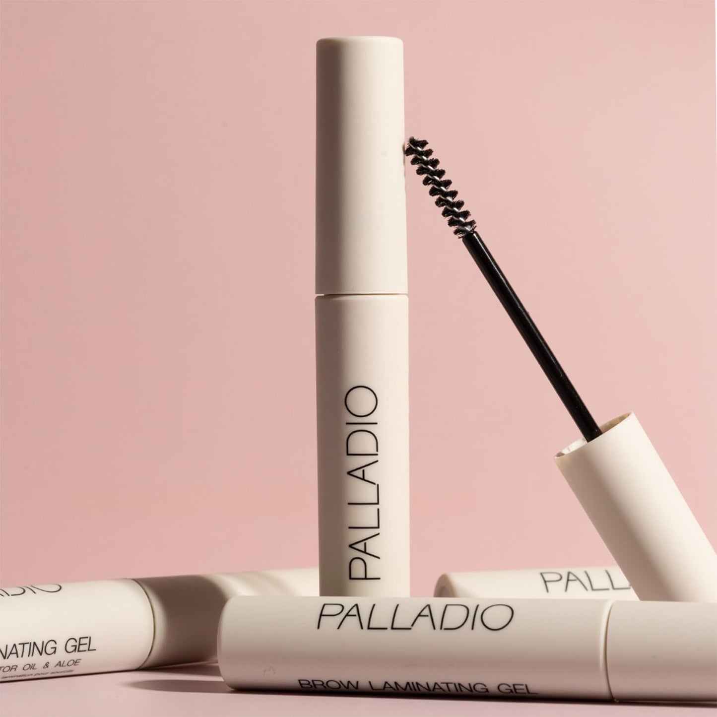Palladio Brow Laminating Gel Strong Hold Eyebrow Glue for Lamination, Sculpted Brows All Day Wear Flake-Free Hold, Non-Sticky, Nourishing Castor Oil & Aloe, Vegan, Cruelty-Free Brow Styler Gel, Clear