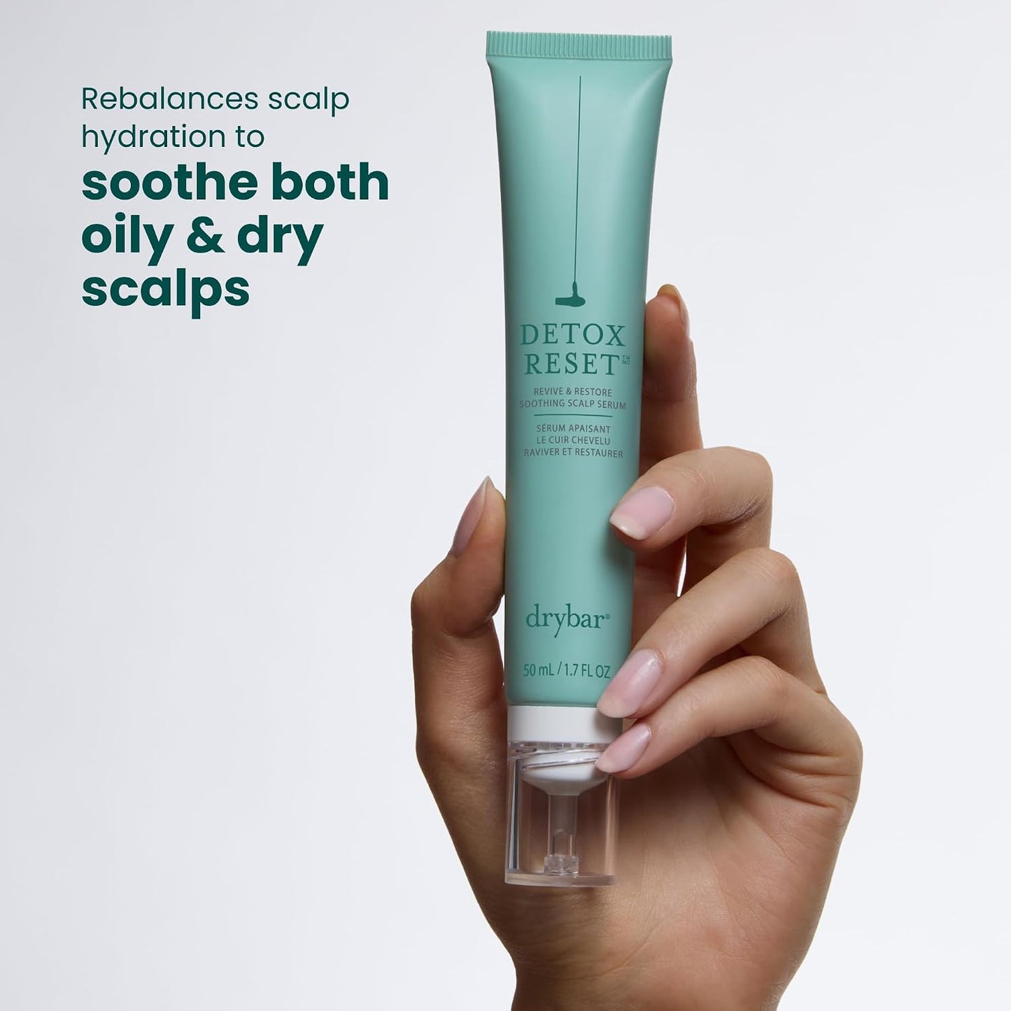 Drybar Detox Reset Scalp Serum - Soothing Formula for Oily & Dry Scalps | Lightweight & Non-Greasy
